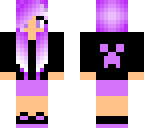 edited pastel creeper girl