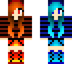 fire and ice girl edit