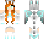 ginger blue dragon girl