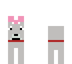 girl minecraft wolf