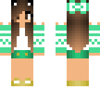 green cat girl