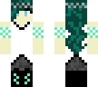 green haired lady