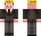 kin pig in suit