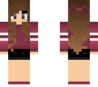 maroon pink girl