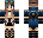 neohexus blue steampunk girl