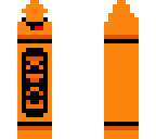 orange crayon