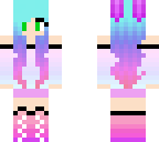 pastel bunny girl