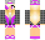 purple cool girl