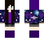 purple girl with heterochromia