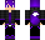 purple wolf boy