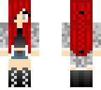 red hair girl skin
