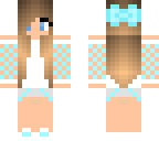 teal summer girl