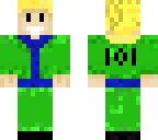 vault boy green no sideburn