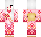 white haired girl with kimono
