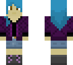 blue and purple