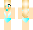 blue bikini girl