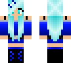 blue bow