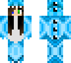 blue dinosaur girl
