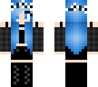 blue goth girl