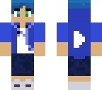 blue press play gamer guy