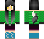 checkered wolf girl