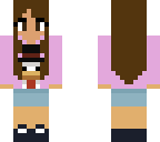 chicken girl with top hat  for dino cutie