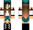 cute turquoise girl
