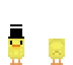 duck with a top hat