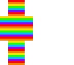 front side rainbow