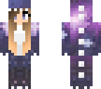 galaxy dino girl
