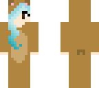 girl bear skin