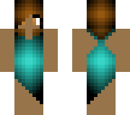 girl in turquoise dress