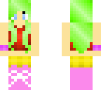 girl with green hair