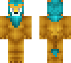 lion with blue mane