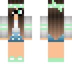 mint green tumbler girl