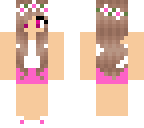 pink flower girl