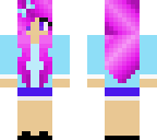 purple haired girl