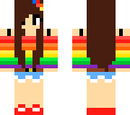 rain bow girl