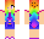rainbow girl summer