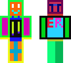 the colourful boy