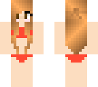 asuna with coral bikini