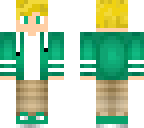 blond hoodie