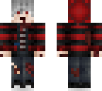 bloody psycho boy in hoodie