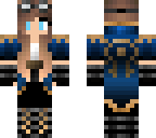 blue steampunk girl