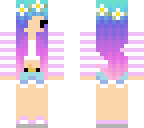 chibi girl with flower crown