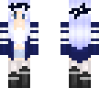 cute blue anime girl
