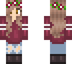 cute flower crown skin