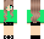 cute green girl 