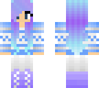 cute winter blue