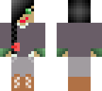 girl with braid and gloves